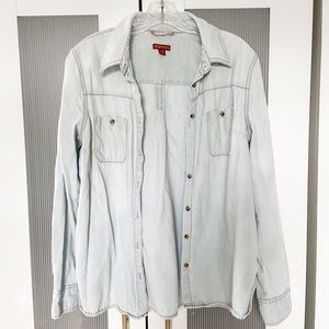 Denim button up by Merona